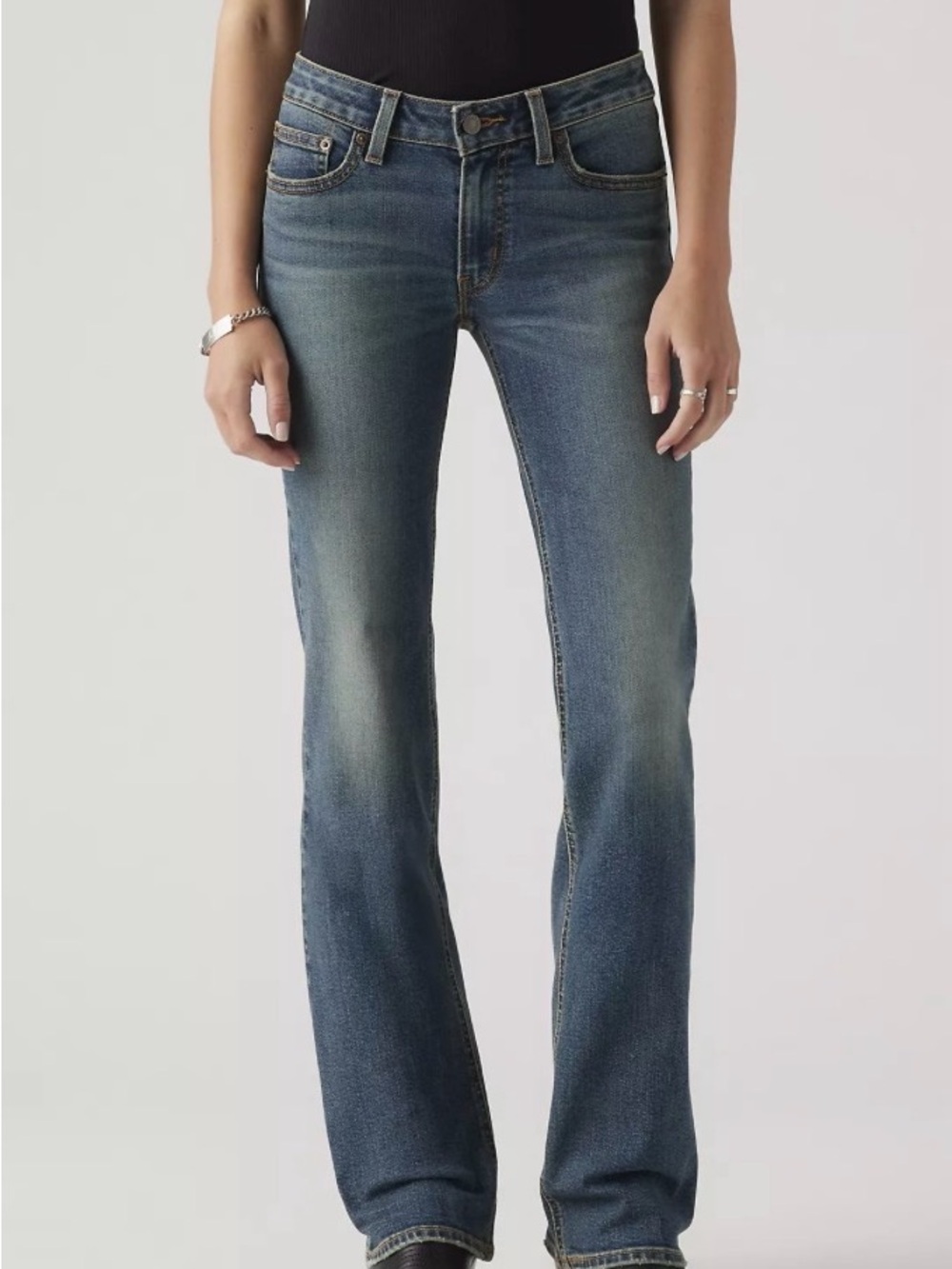 Levi’s SUPERLOW BOOTCUT WOMEN'S JEANS Dark Wash size 32x32